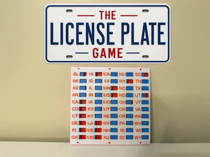 The License Plate Game!