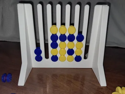 Tactile 4 in a row game for the blind