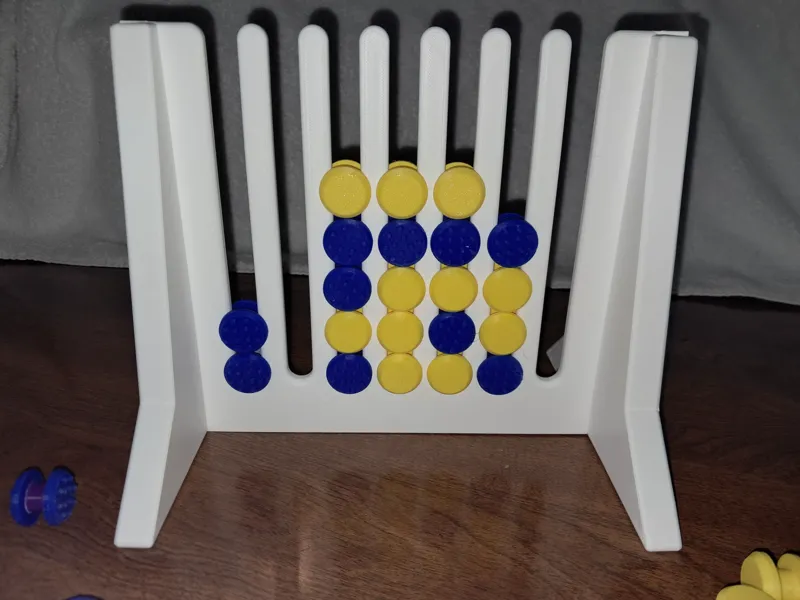 Tactile 4 in a row game for the blind