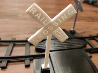 Railroad Crossing Train Track - Ready to Play