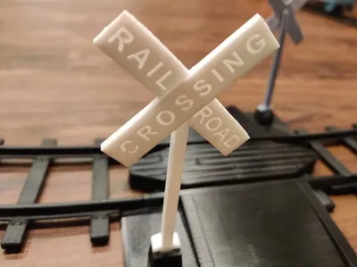 Railroad Crossing Train Track - Ready to Play