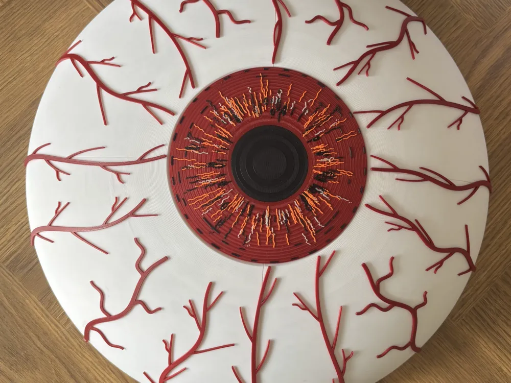 Modelo para impresión 3D: Halloween Giant Eye. Referencia del modelo original.