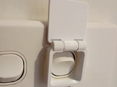 Print-in-place AU Light Switch Molly Guard Cover