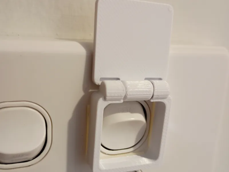 Print-in-place AU Light Switch Molly Guard Cover