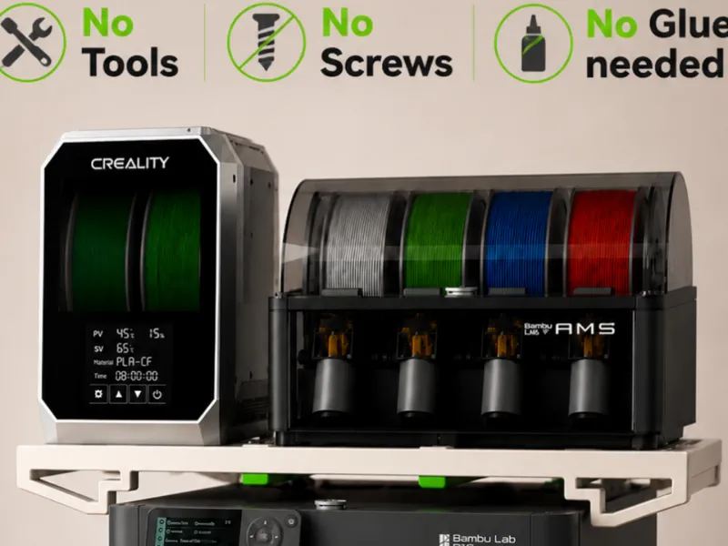 AMS+Creality Space Pi Plus Dock Shelf