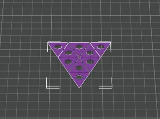 Print in Place Triangle Guitar Pick