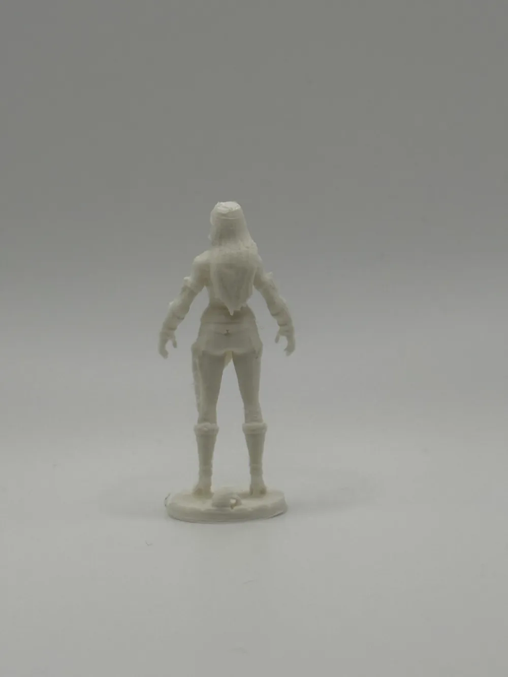 Mini Female DnD Miniature Female Fighter by wif1973 - MakerWorld