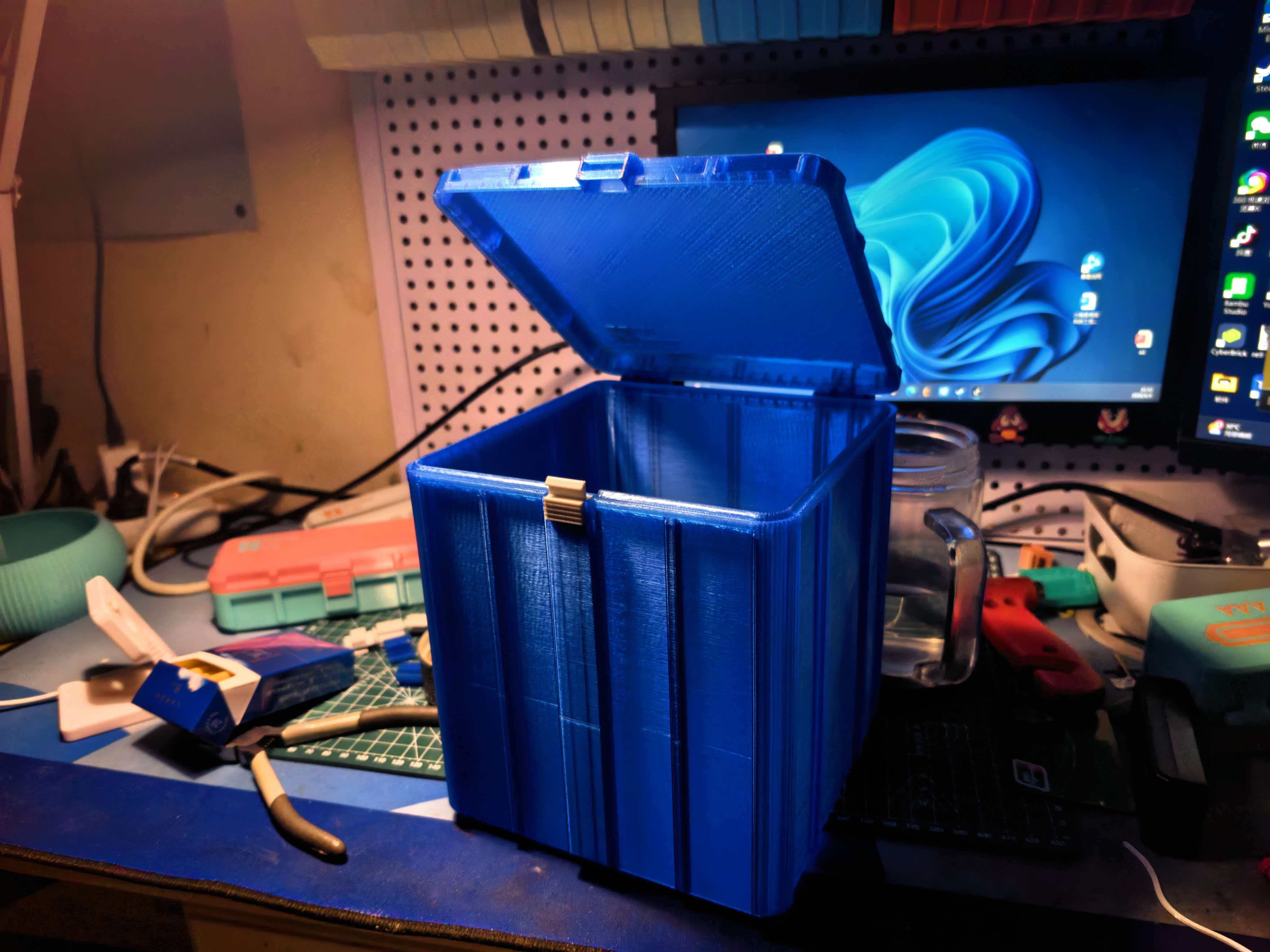 Miniatura 4 do modelo 3D 精致收纳盒自由定制大小