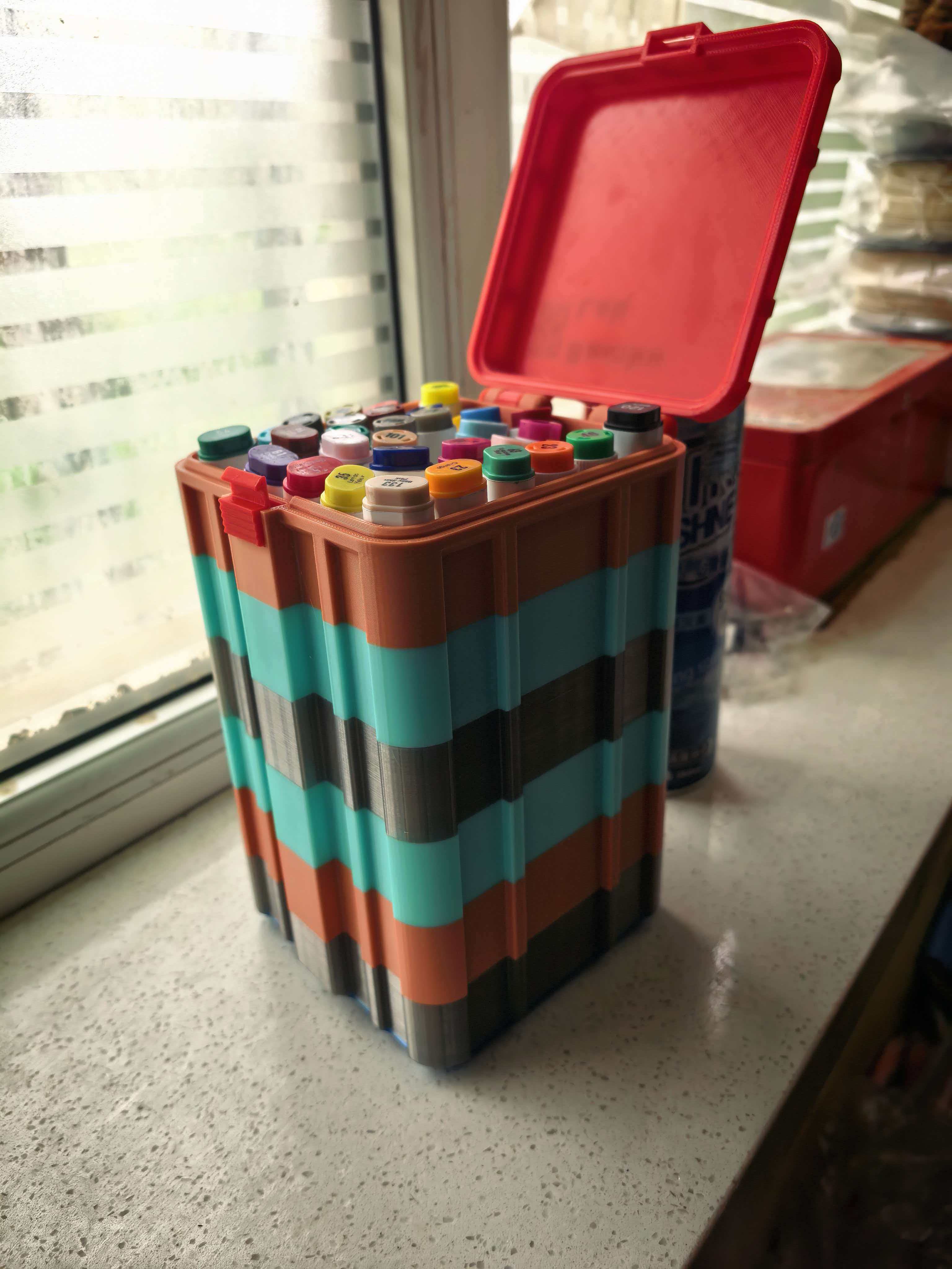 Miniatura 5 do modelo 3D 精致收纳盒自由定制大小