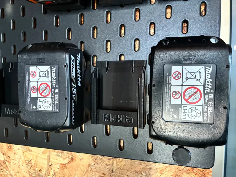 Makita Akku-Halter für IKEA Skadis