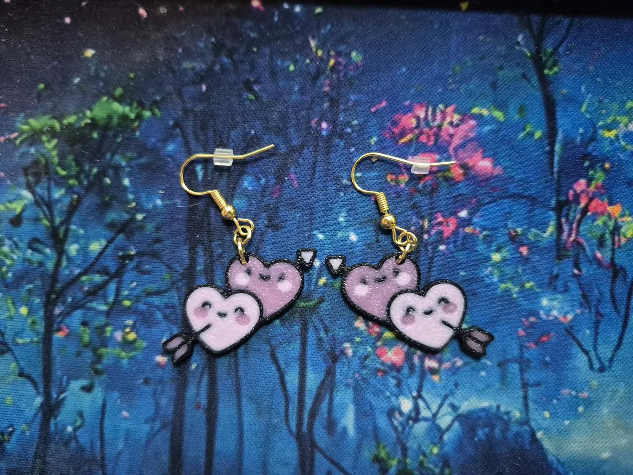 Hearts Earrings view 2