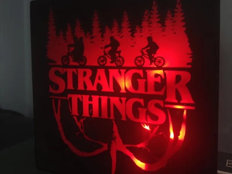 Stranger Things Bicycle Crew Lightbox