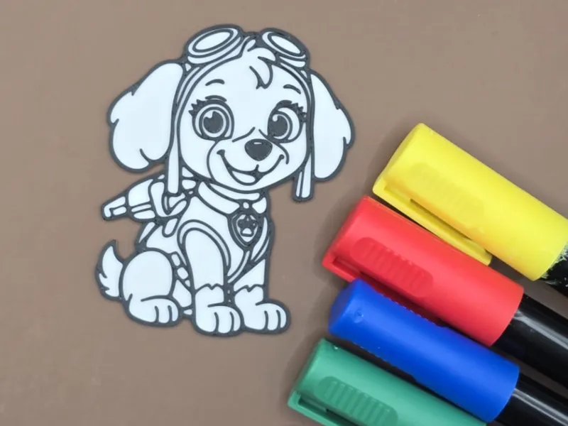 Skye Soaring Sky Patrol Coloring Adventure