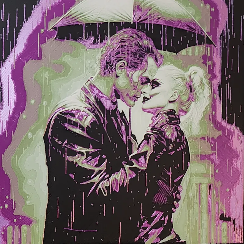 Joker and Harley Quinn HueForge. No AMS Required profile included!