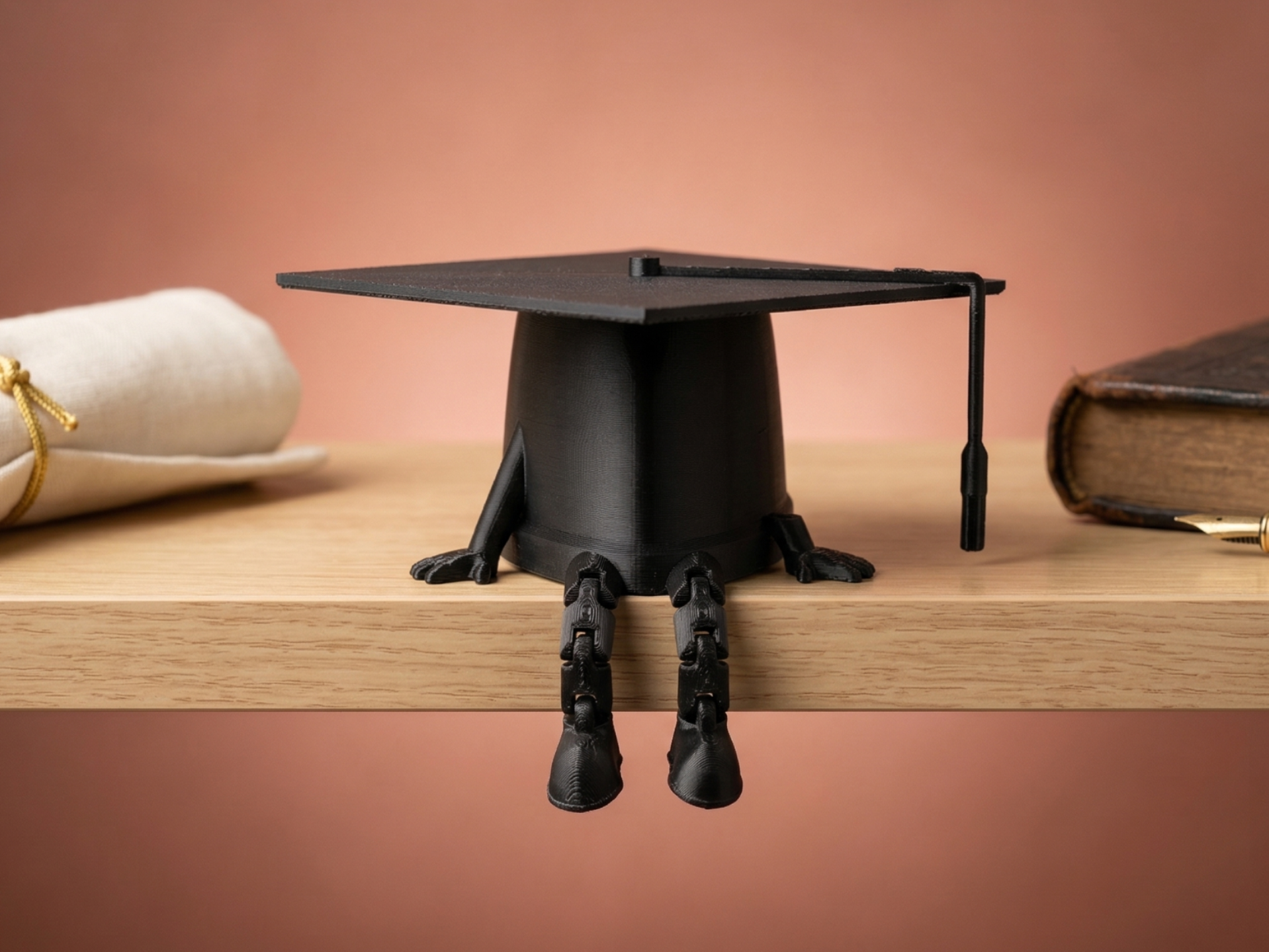 Articulated Flexi Graduation Cap Buddy Gift