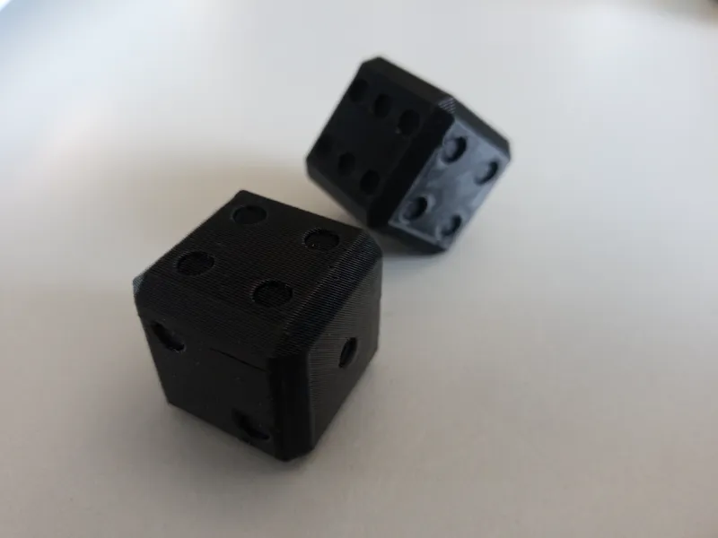 Fake Würfelset, 1x 2 Sechser