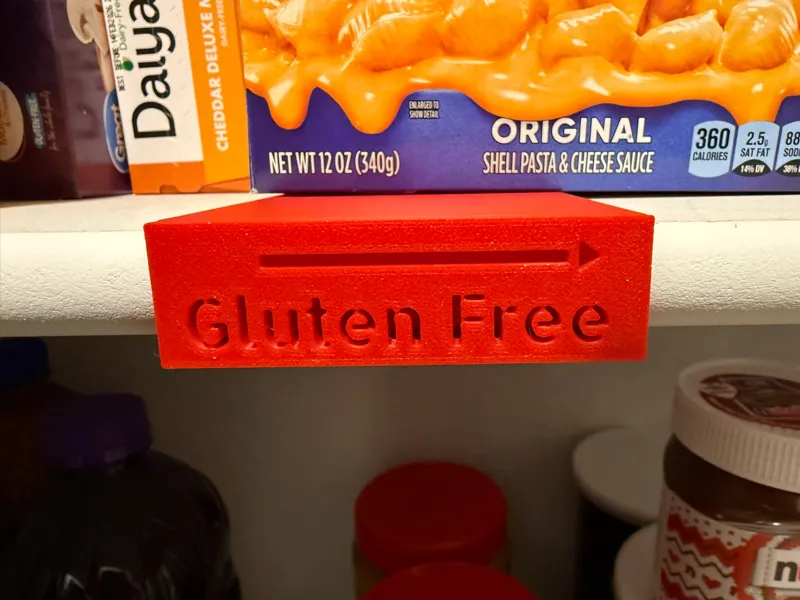 Gluten Free Shelf Labels