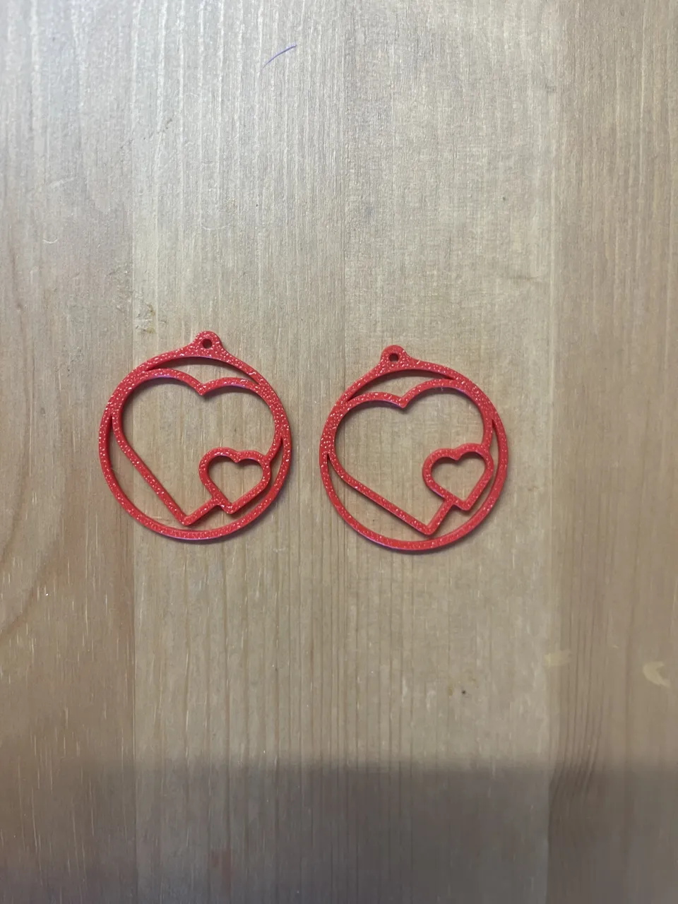 Heart Earrings view 2
