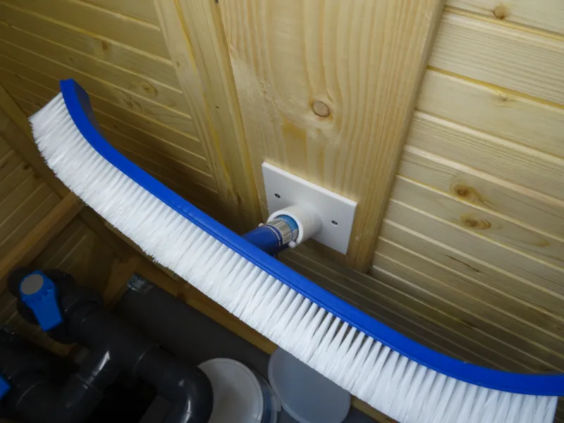 Pool Cleaning Attachment Holder