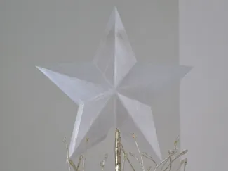 3D Christmas Tree Star Topper
