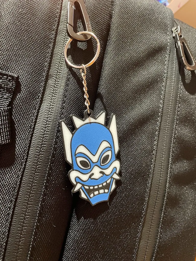 Avatar Blue Spirit Mask magnet and keychain