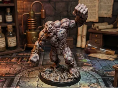 DnD Flesh Golem miniature (Frankenstein's monster)