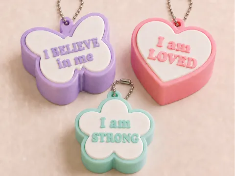 Objeto manipulable: Positive Affirmation Clickers — referencia de MakerWorld