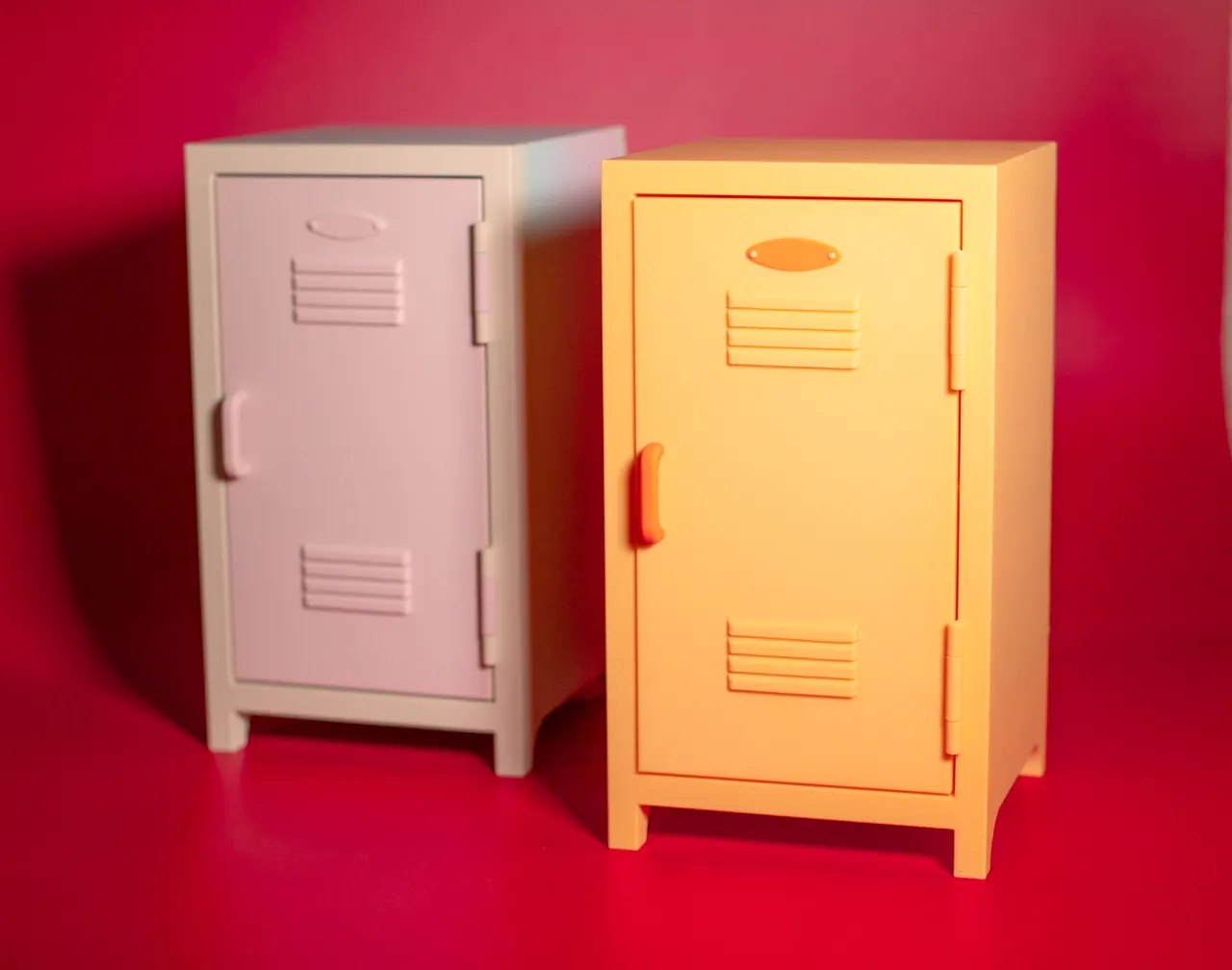 Mini School Locker – 3D Printed Desk Organizer view 2