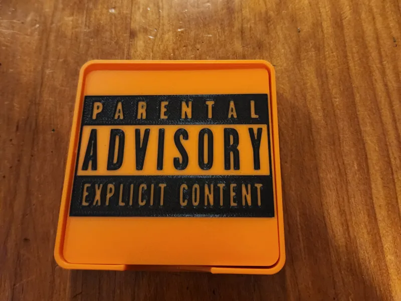 Posavasos Advertencia
