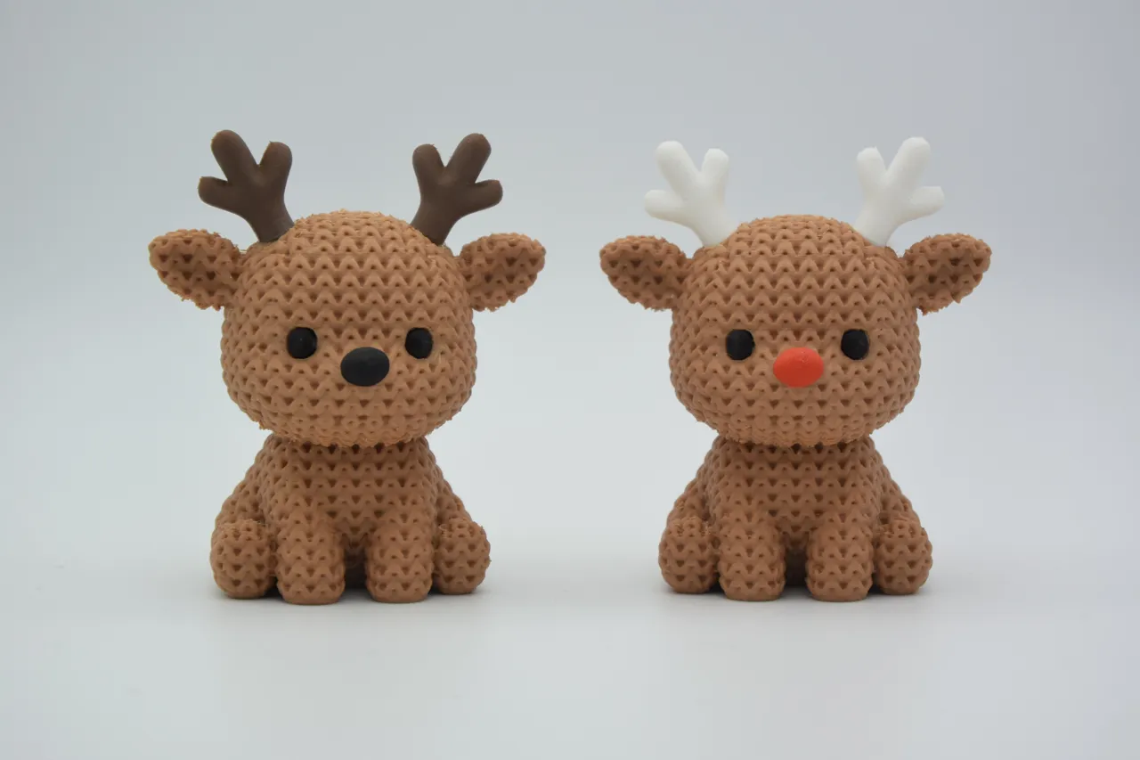 Knitted Reindeer - Christmas view 4
