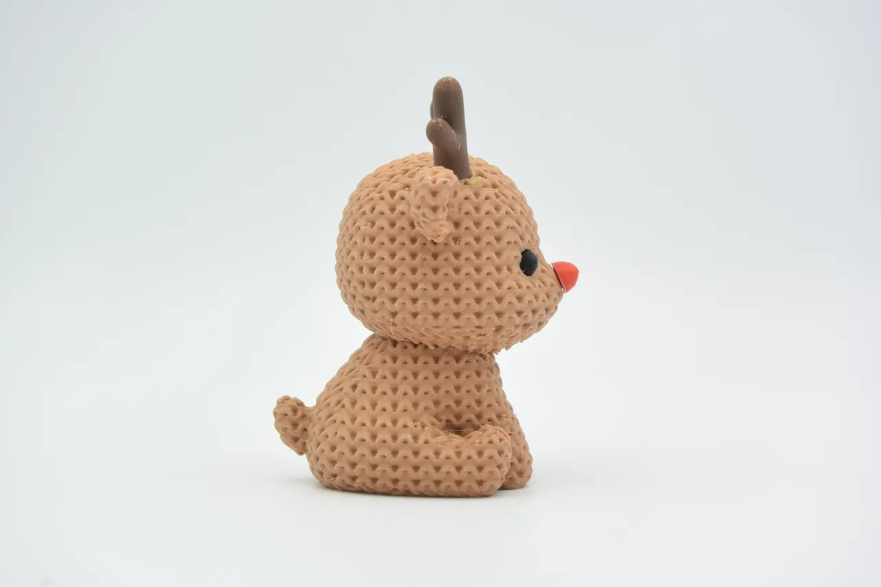 Knitted Reindeer - Christmas view 2