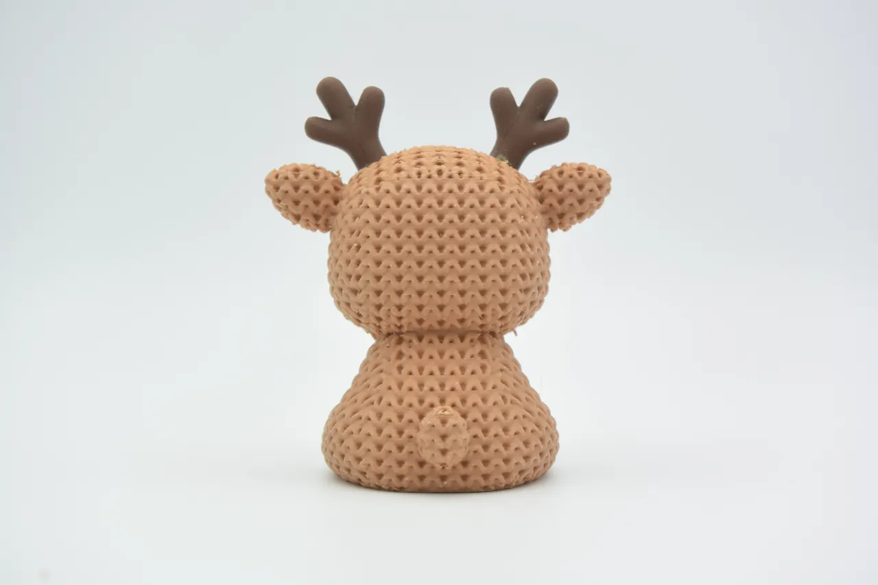 Knitted Reindeer - Christmas view 3