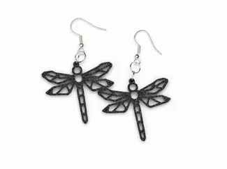 Geometric Dragonfly Earrings – Lightweight