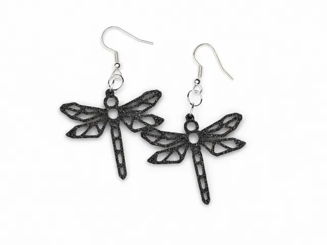 Geometric Dragonfly Earrings – Lightweight