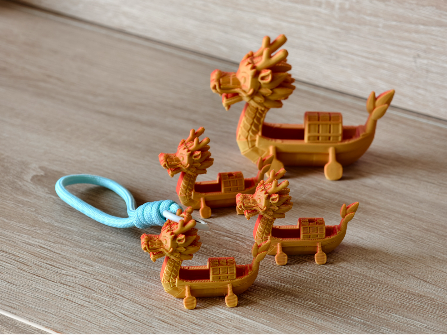 Miniatura 1 do modelo 3D 萌萌哒龙舟，30分钟快打，可做包挂香插