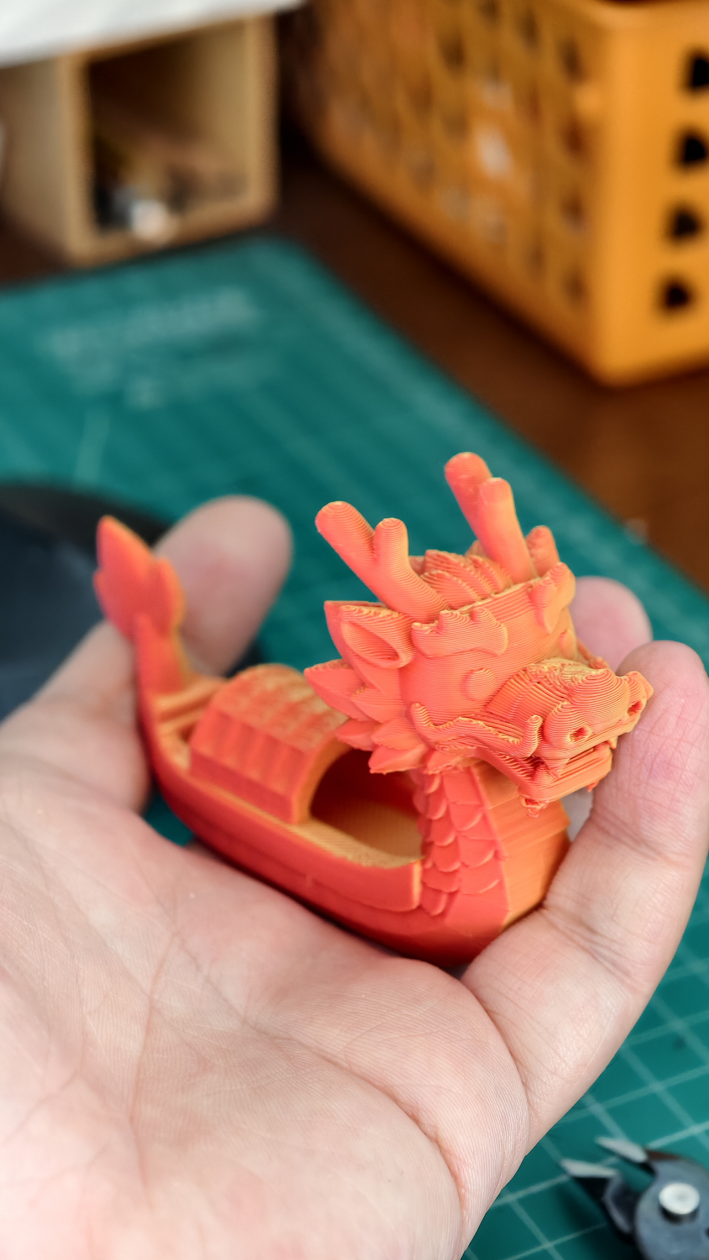 Miniatura 2 do modelo 3D 萌萌哒龙舟，30分钟快打，可做包挂香插