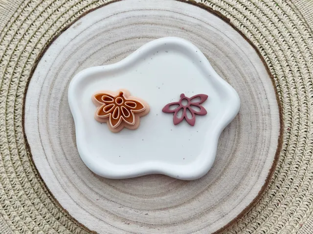 Flower Polymer Clay Earrings Cutter