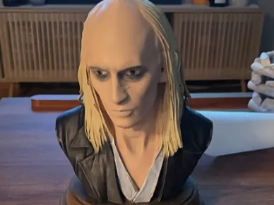 Riff Raff bust Rocky  Horror Picture Show