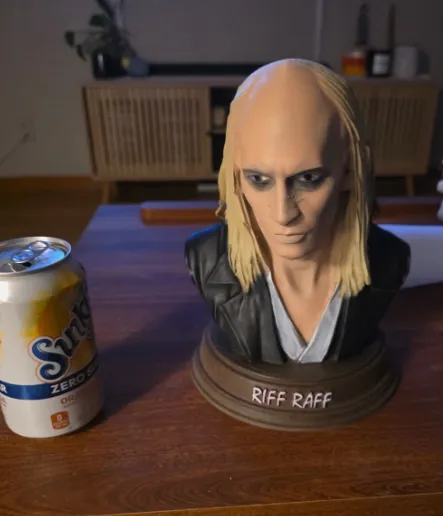 Riff Raff Modeling Riff Raff bust Rocky Horror Picture Show - Free 3D Print Model - MakerWorld