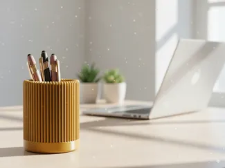 Holder for pencil, toothbrush etc.