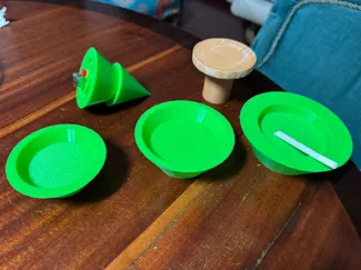 Tree lighter and ashtray