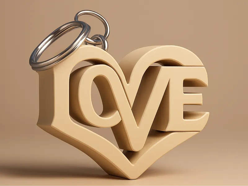 LOVE Schlüsselanhänger / Design Anhänger