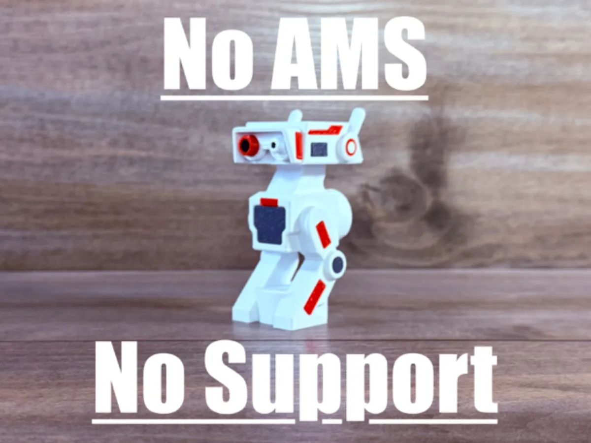 Big Brick BD-1 500% no support - Free 3D Print Model - MakerWorld