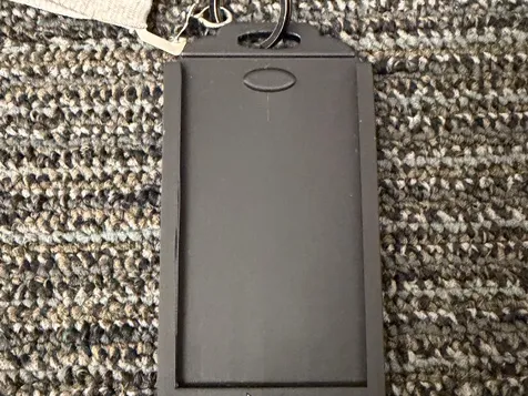 Triple Badge Holder with Yubikey (USB-C) Pocket