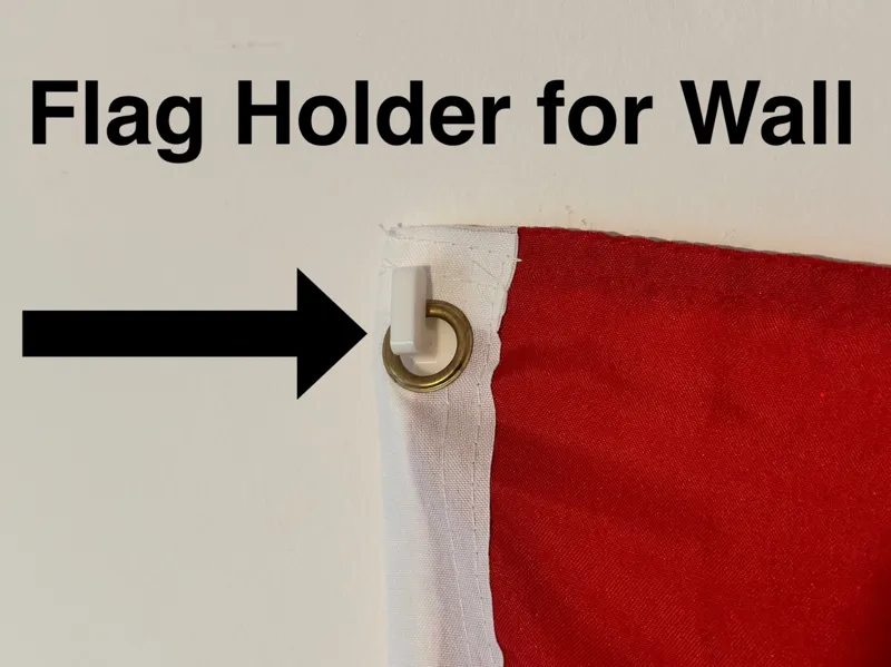 Flag Holder/ Hook For Wall