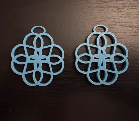 Loop Pattern Earrings view 2
