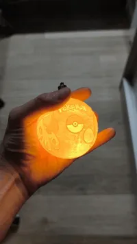Ornement lithophanie 3D Pokémon — photo 2
