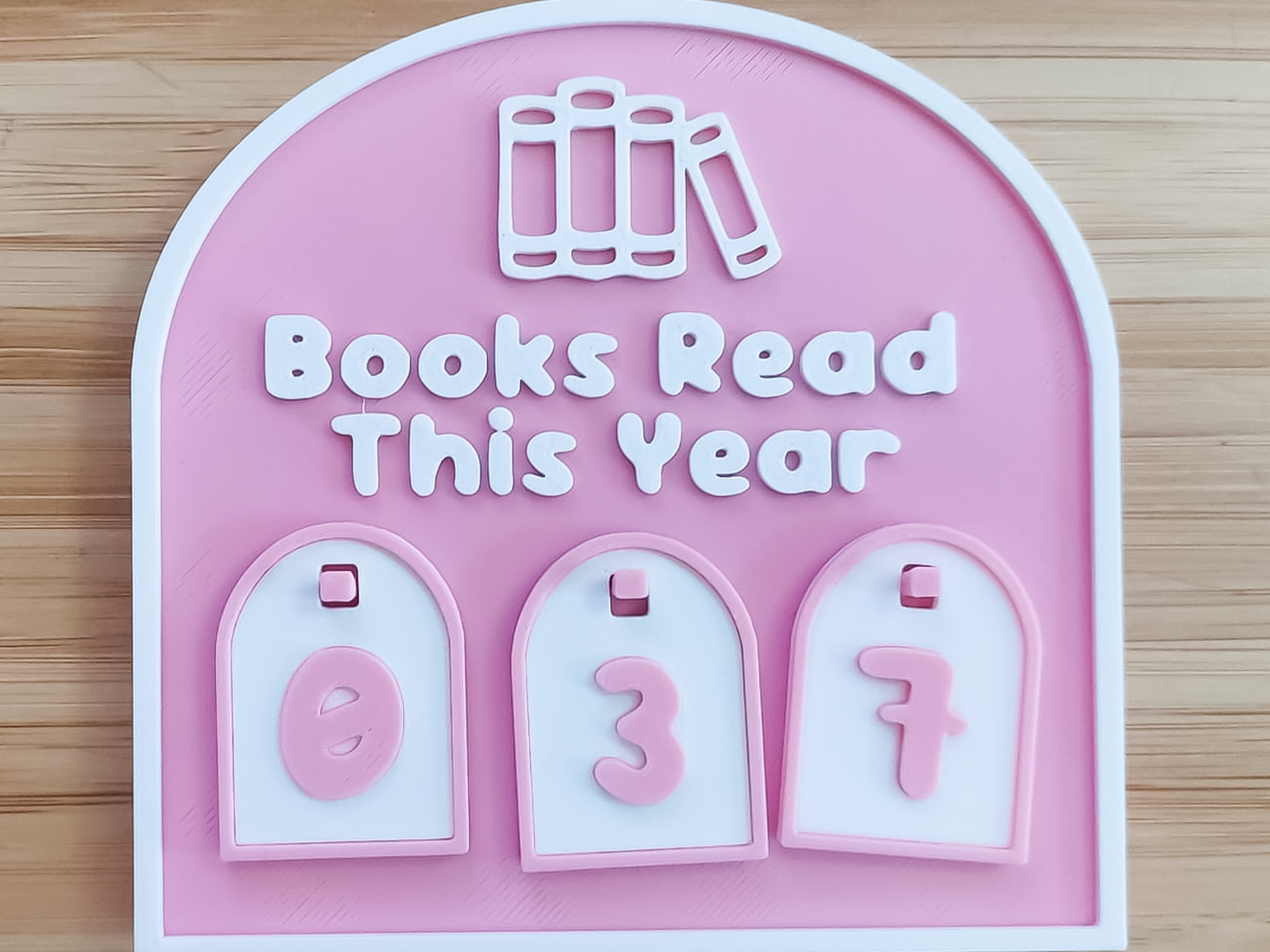 Yearly Book Counter & Reading Tracker