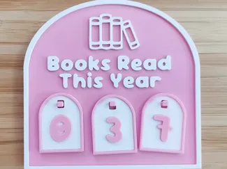 Yearly Book Counter & Reading Tracker