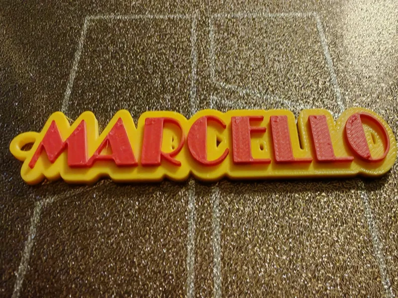 PORTACHIAVI CON NOME MARCELLO